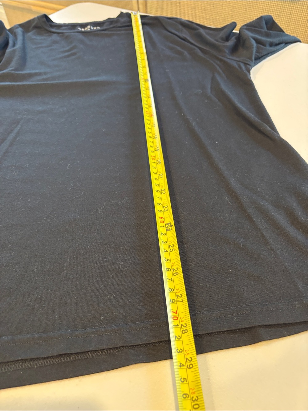 Unbound Merino - Men's Long Sleeve Merino Crew Shirt. Size XL. Black - Picture 9 of 11